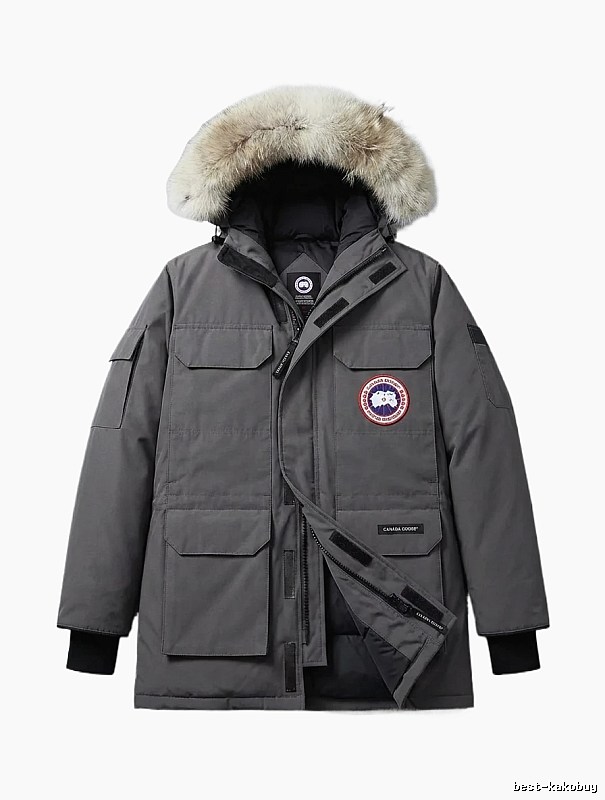 Canada Goose Parka Style Dark Grey Down Jacket