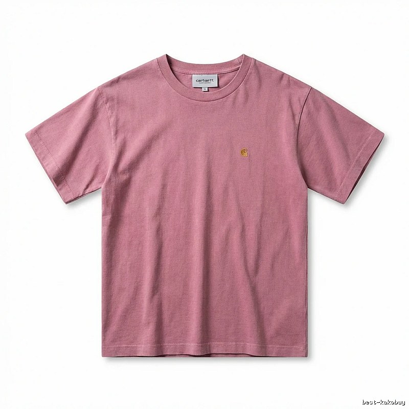 Carhartt basic simple style pink T-shirt