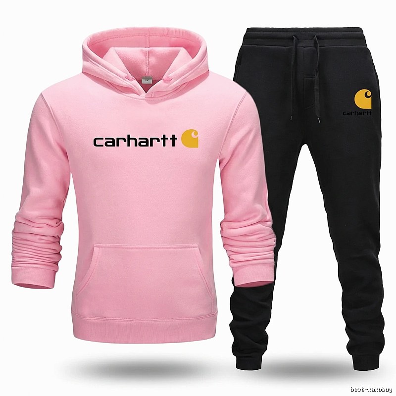 Carhartt Casual Pink and Black Sportswear Set