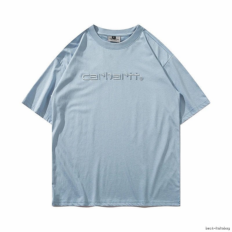 Carhartt Classic Logo T-shirt Light Blue Subtle for Daily Styling