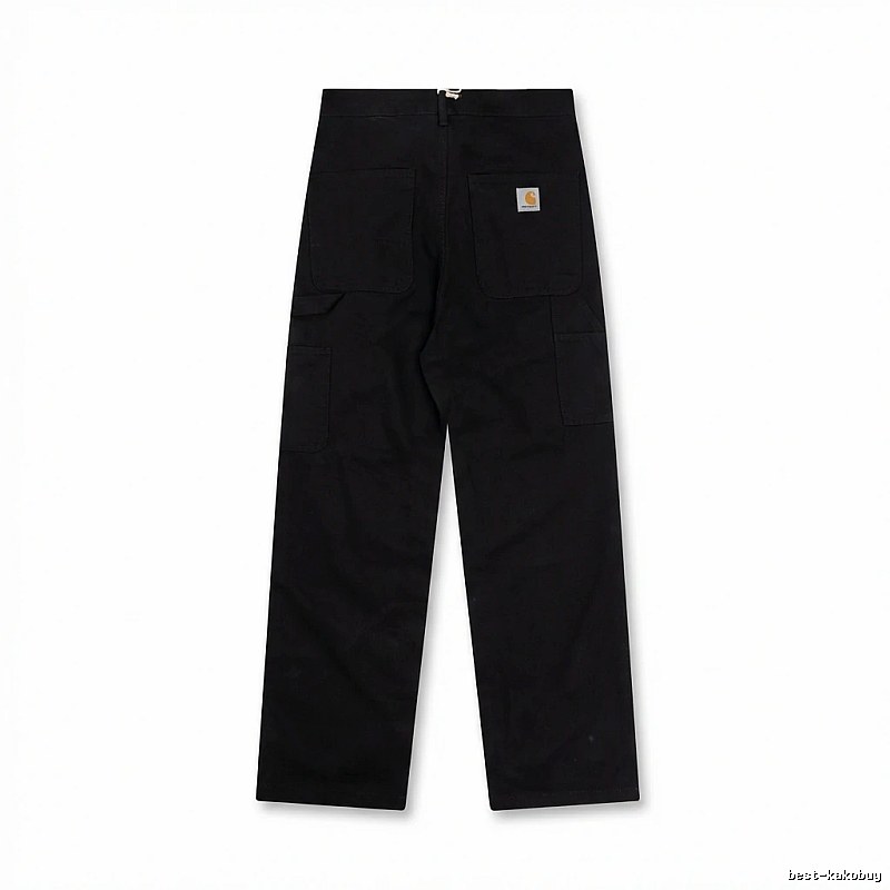 Carhartt workwear style black long trousers