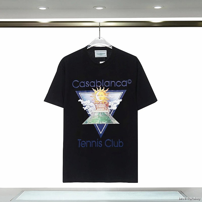 Casablanca retro style black T-shirt