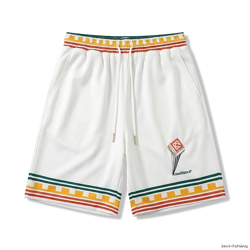 Casablanca retro style white shorts