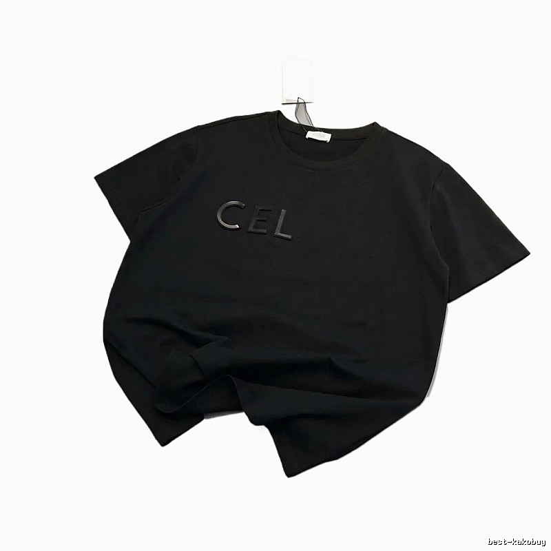 CELINE minimalist black T-shirt