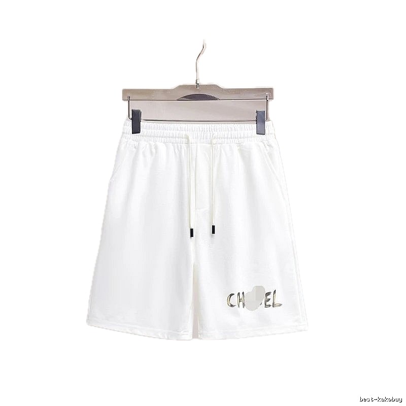 Chanel Printed Casual Style White Sports Shorts