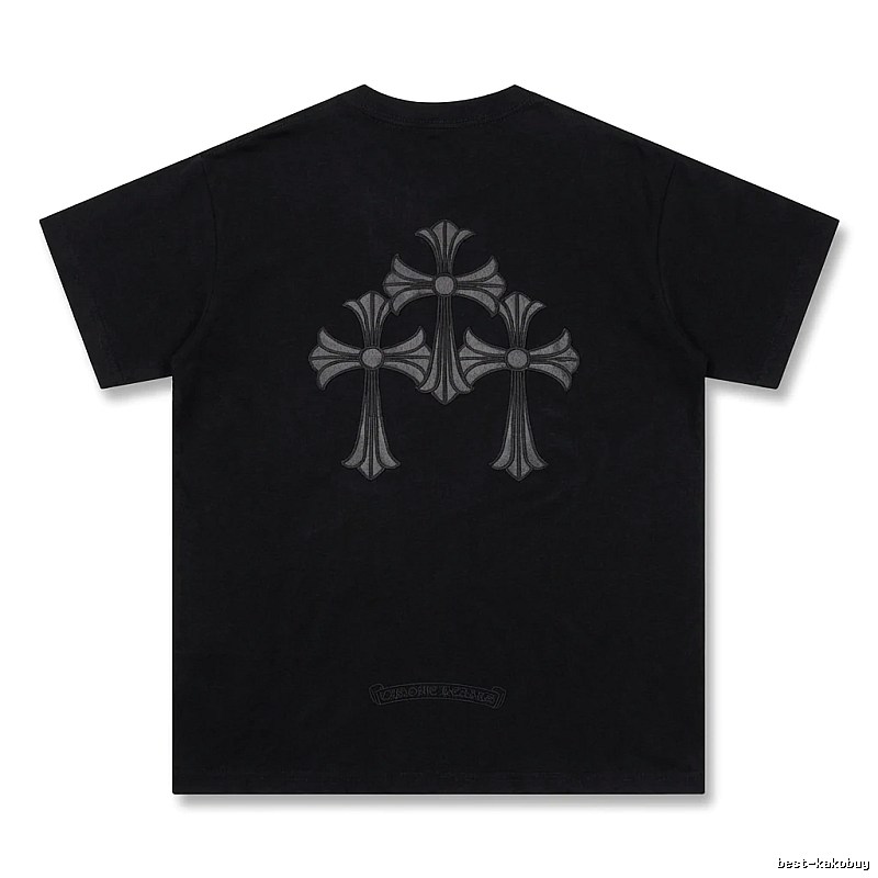 Chrome Hearts Cross Print Black T-shirt