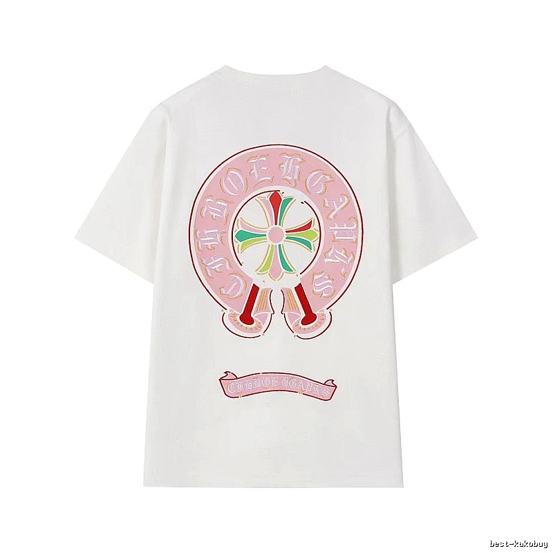 Chrome Hearts Cross Print Street Style Off-white T-Shirt