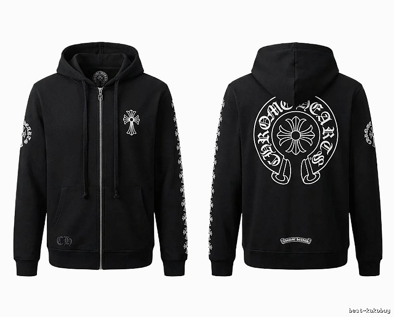 Chrome Hearts Cross Trendy Cool Black Sweatshirt
