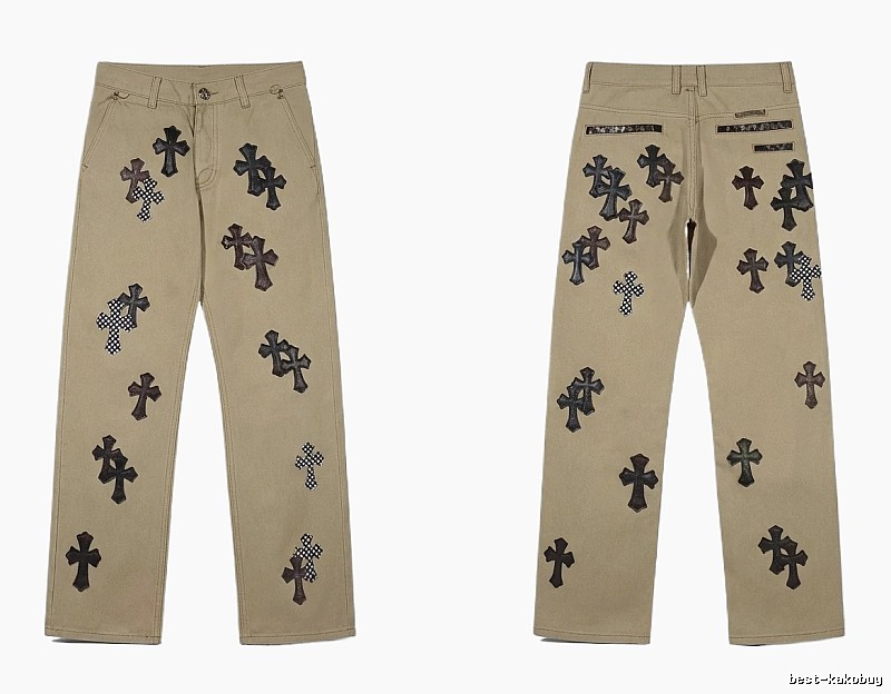 Chrome Hearts Cross Vintage Khaki Pants