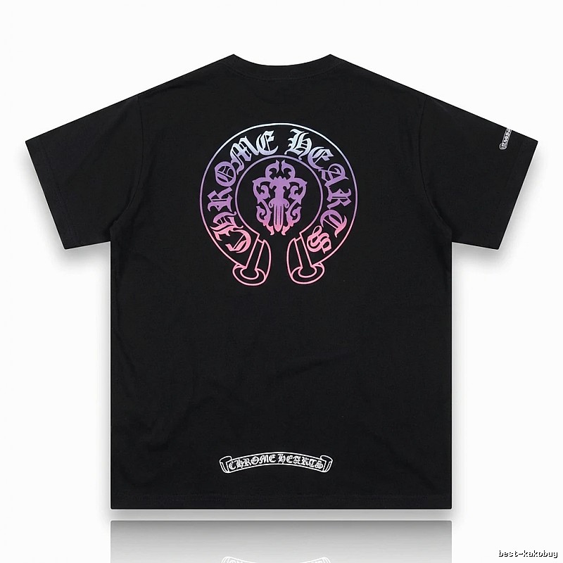 Chrome Hearts Dark Trendy Cool Black T-shirt