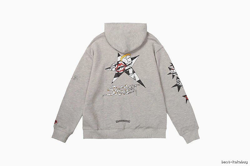 Chrome Hearts Patterned Cross graphic hoodie Black Blue Cross with Signature Styling