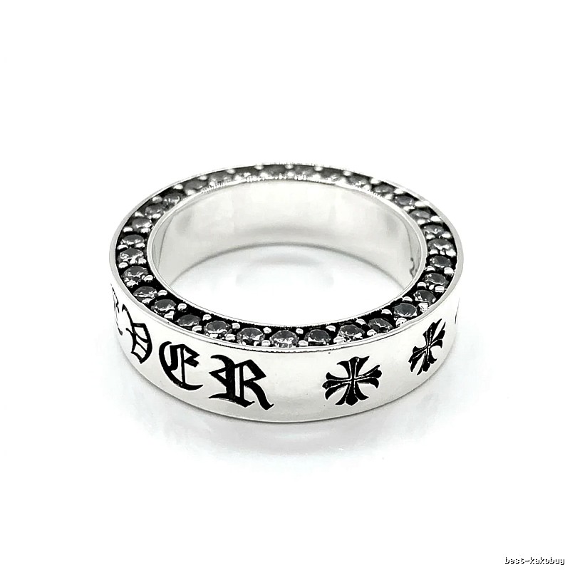 Chrome Hearts Silver Dark Style Ring