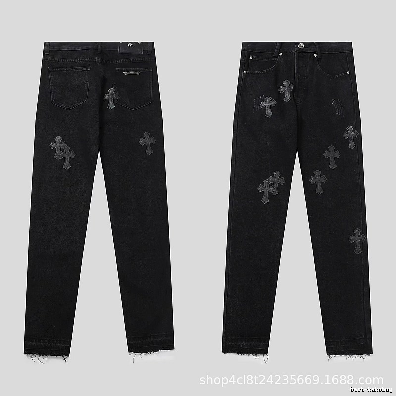 Chrome Hearts Weekend Graphic jeans Light Denim Jeans for Seasonal Looks