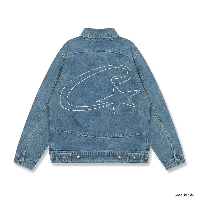 Corteiz Denim Trendy Style Coat