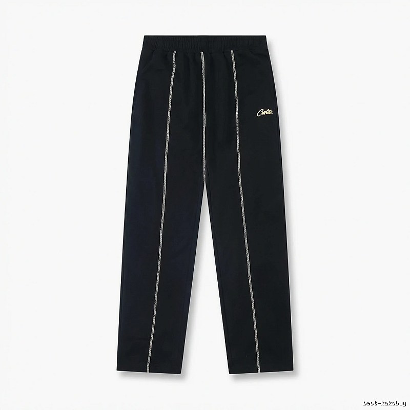Corteiz minimalist style black trousers