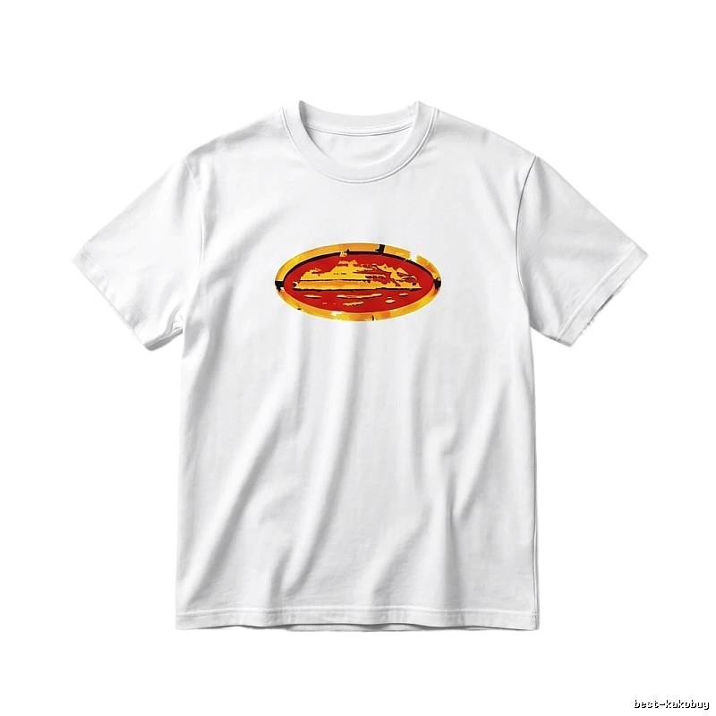 Corteiz Printed Trendy Brand White T-shirt