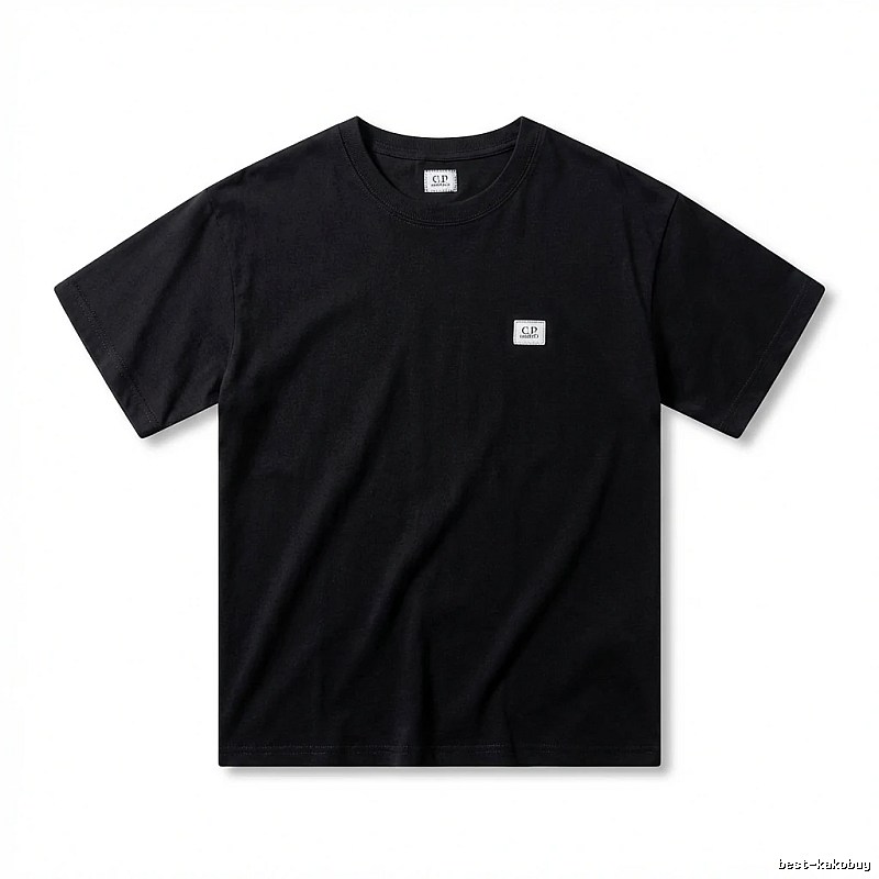 C.P. Basic Style Simple Black T-shirt