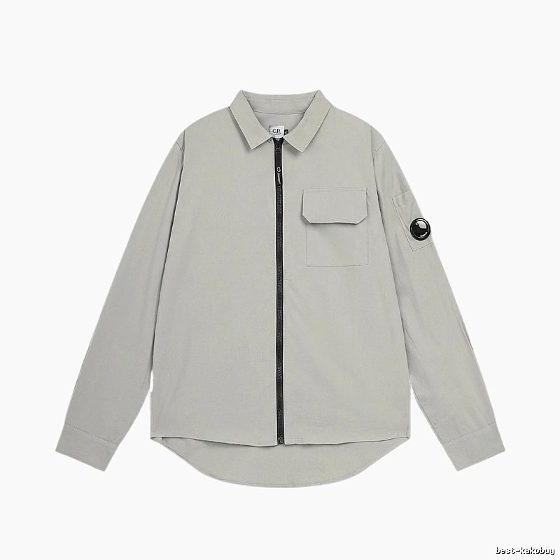 C.P. Grey Workwear-style Shirt
