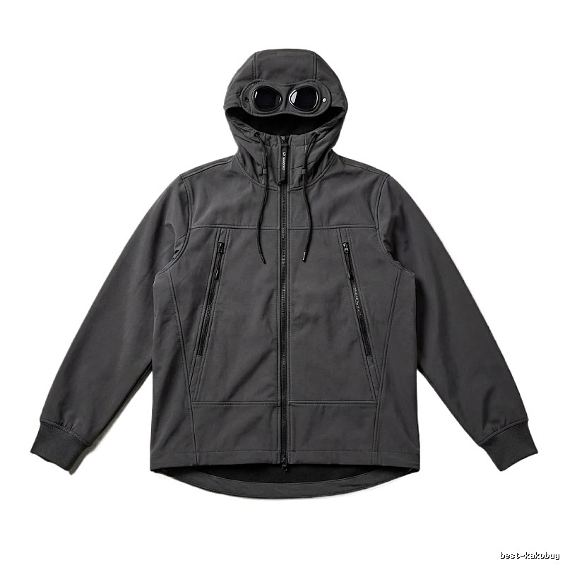 C.P. Hooded Functional Style Grey Coat
