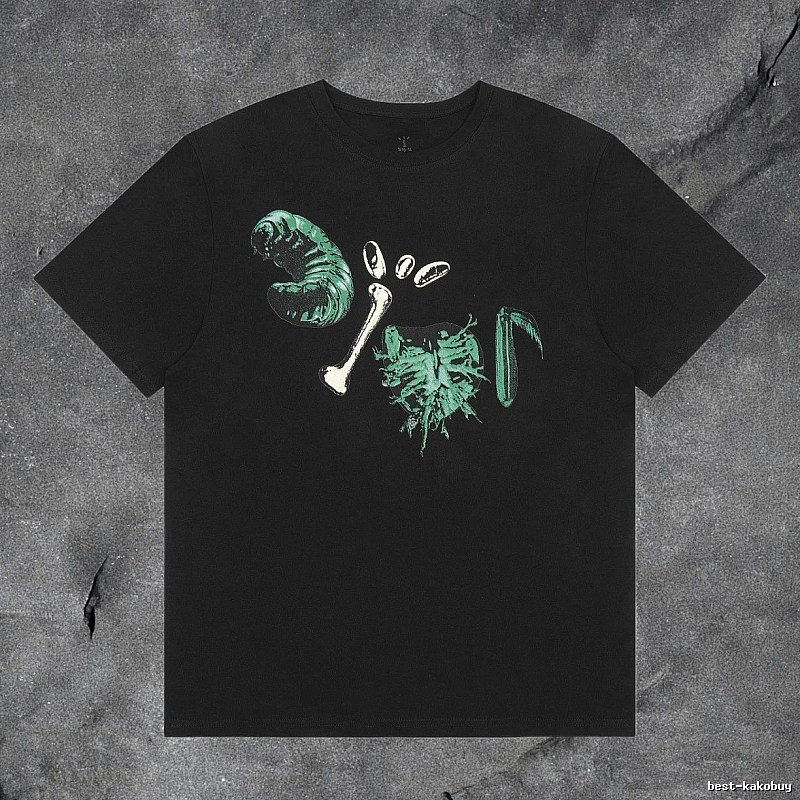 Denim Tears 2031-62 Black Graphic T-Shirt Outdoor Days