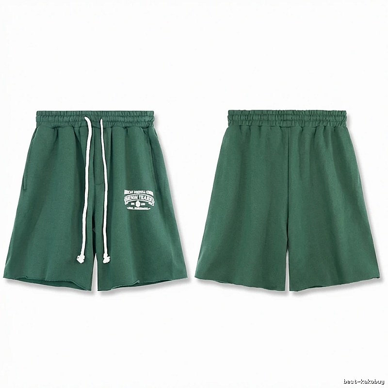 DENIM TEARS American Retro Green Shorts