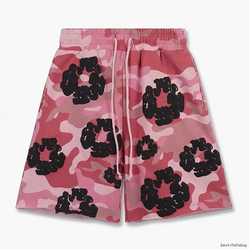 DENIM TEARS camouflage-style shorts