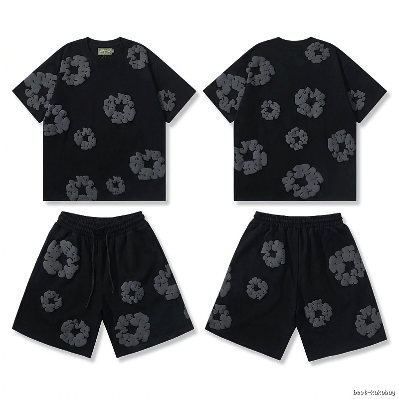 DENIM TEARS Printed Casual Black Suit