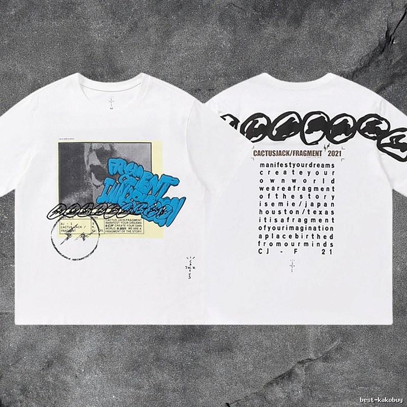 Denim Tears White Graphic T-Shirt Poolside Style