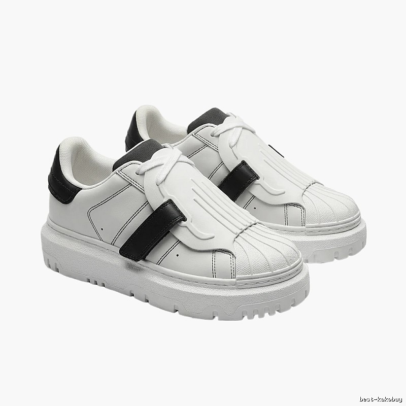 Dior black and white minimalist style board shoes
