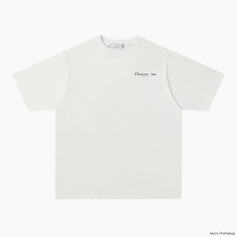 Dior Haute Couture Collection Minimalist Style White Short-sleeve T-shirt