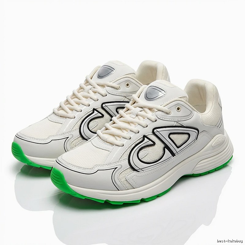 Dior's classic stylish white shoes