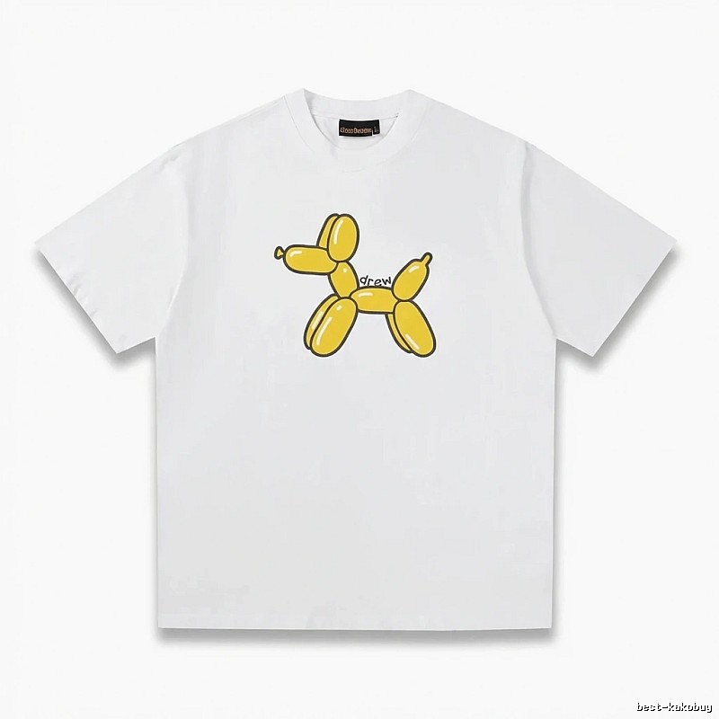 DREW Balloon Dog Simple White T-shirt