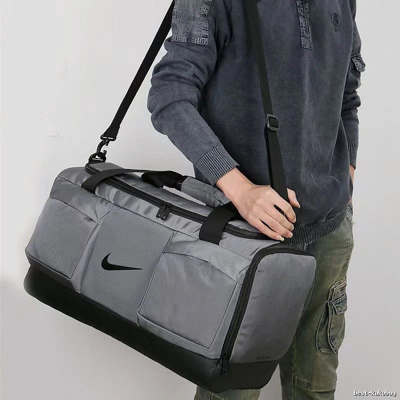 Duffel Bag by Nike with Gray Nike Duffel