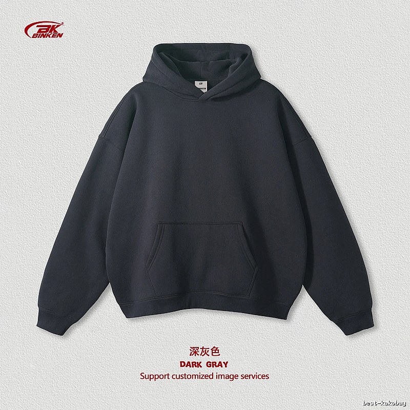 Easy Match Pullover hoodie Navy Blank Kangaroo for Everyday Use