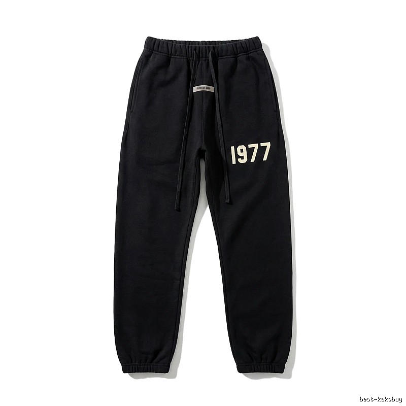 ESSENTIALS 1977 Casual Black Sweatpants
