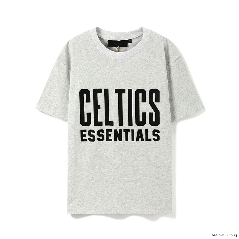 ESSENTIALS Gray and Black T-shirt of the Trendy Brand