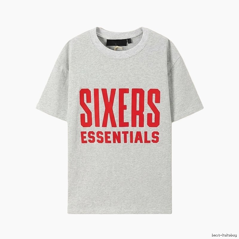 ESSENTIALS Grey Minimalist Style T-shirt