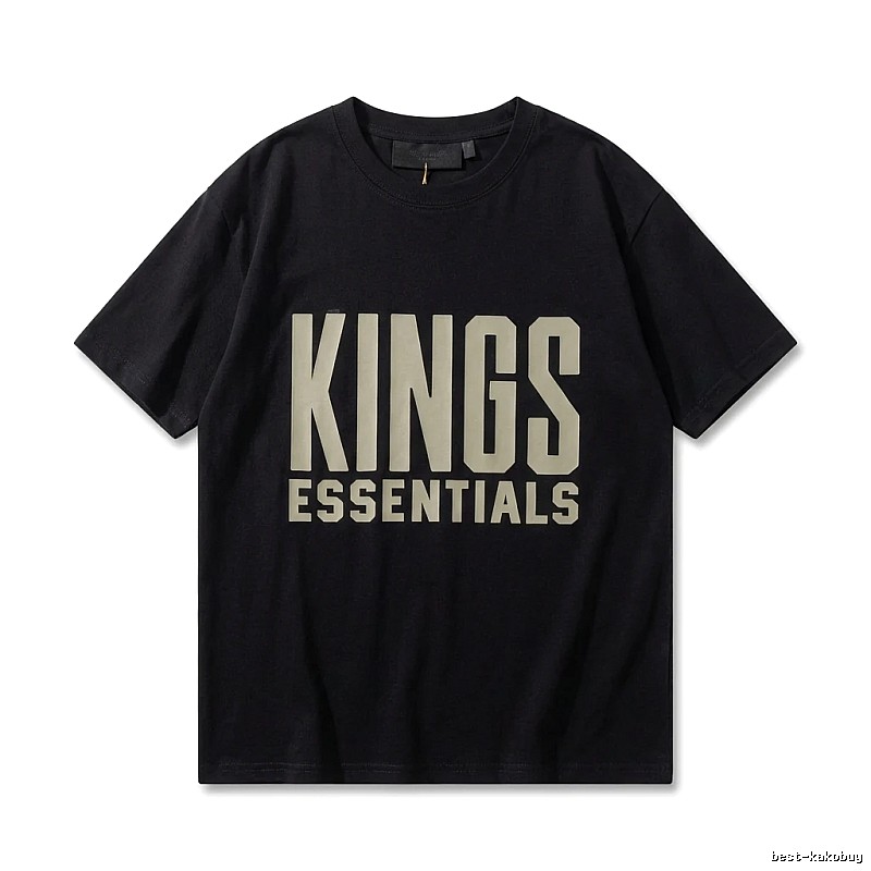 ESSENTIALS KINGS Style Black T - Shirt