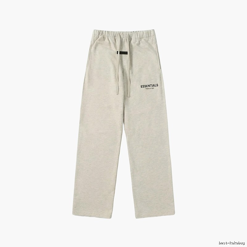ESSENTIALS minimalist light gray sweatpants