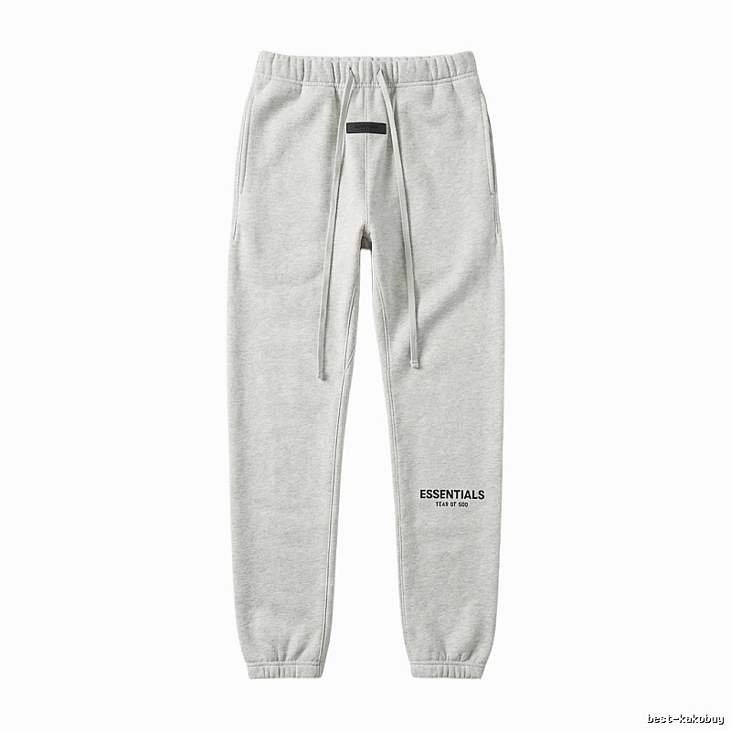 ESSENTIALS minimalist light gray sweatpants