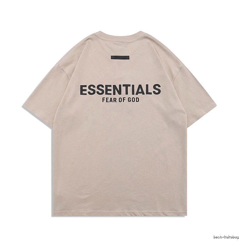 ESSENTIALS minimalist style beige T-shirt
