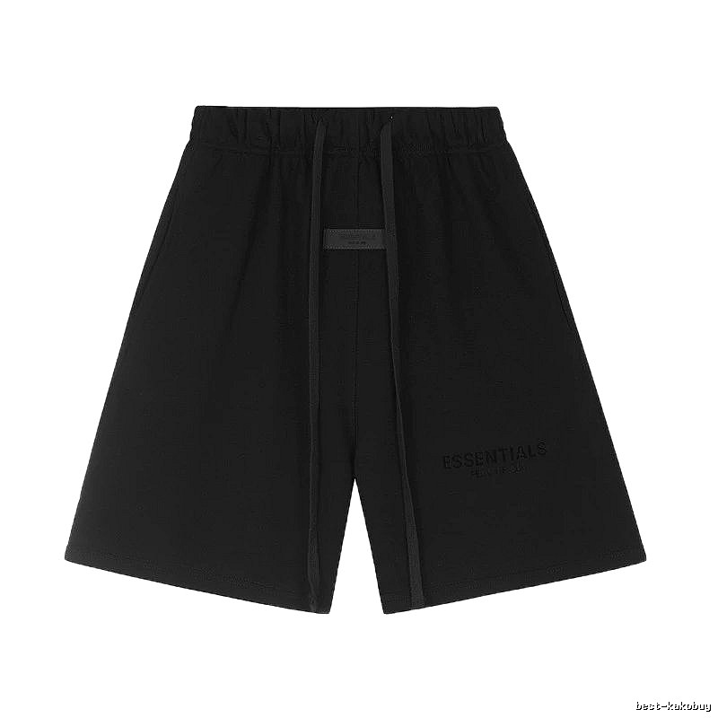 ESSENTIALS minimalist style black shorts