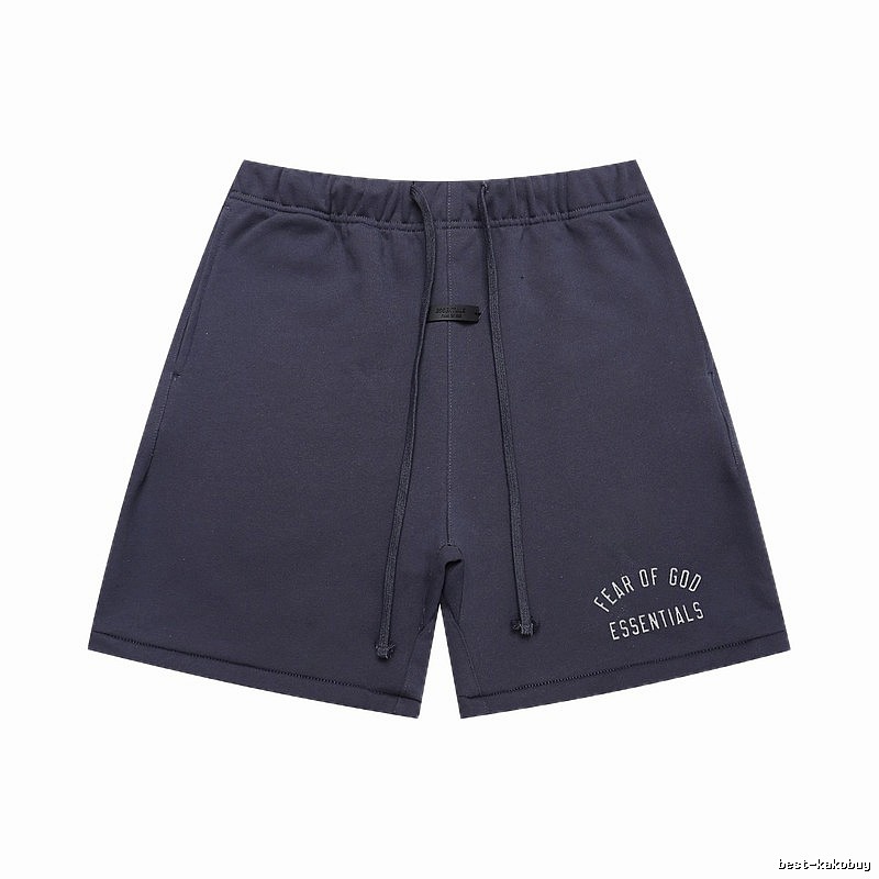 ESSENTIALS minimalist style dark gray shorts