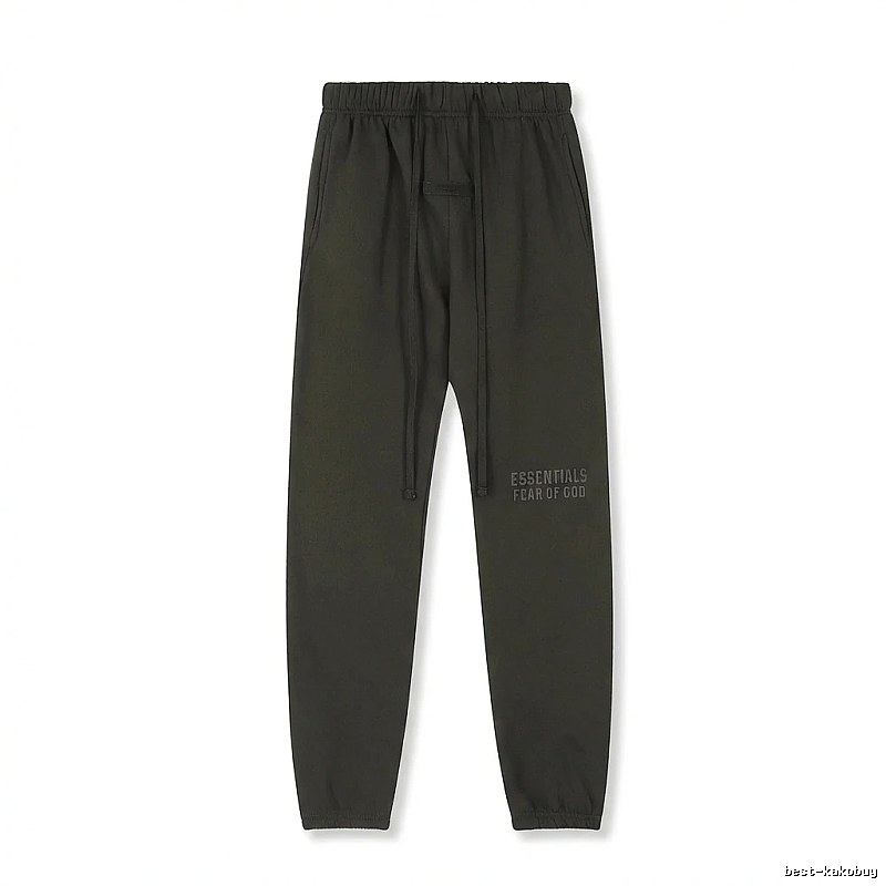 ESSENTIALS minimalist style dark gray sweatpants