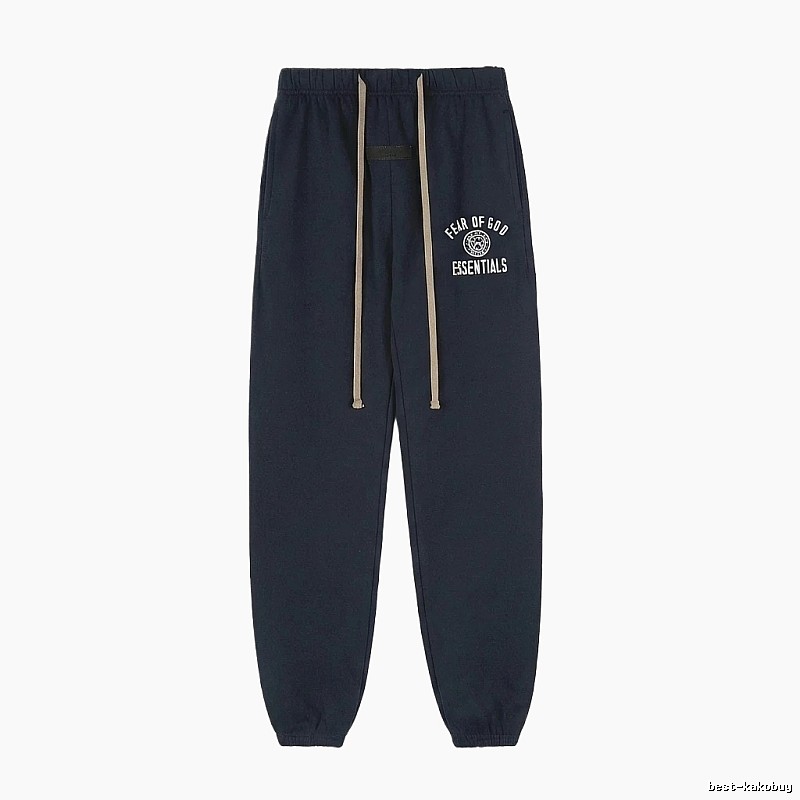 ESSENTIALS minimalist style navy blue sweatpants