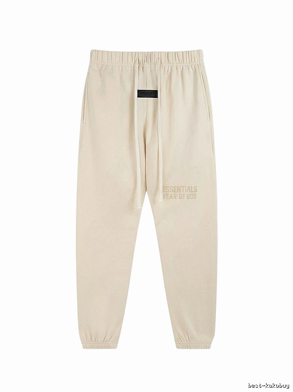 ESSENTIALS minimalist style off-white sweatpants