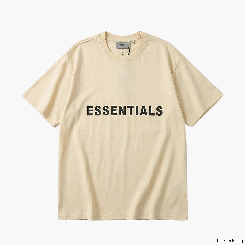 ESSENTIALS Simple Beige T-shirt