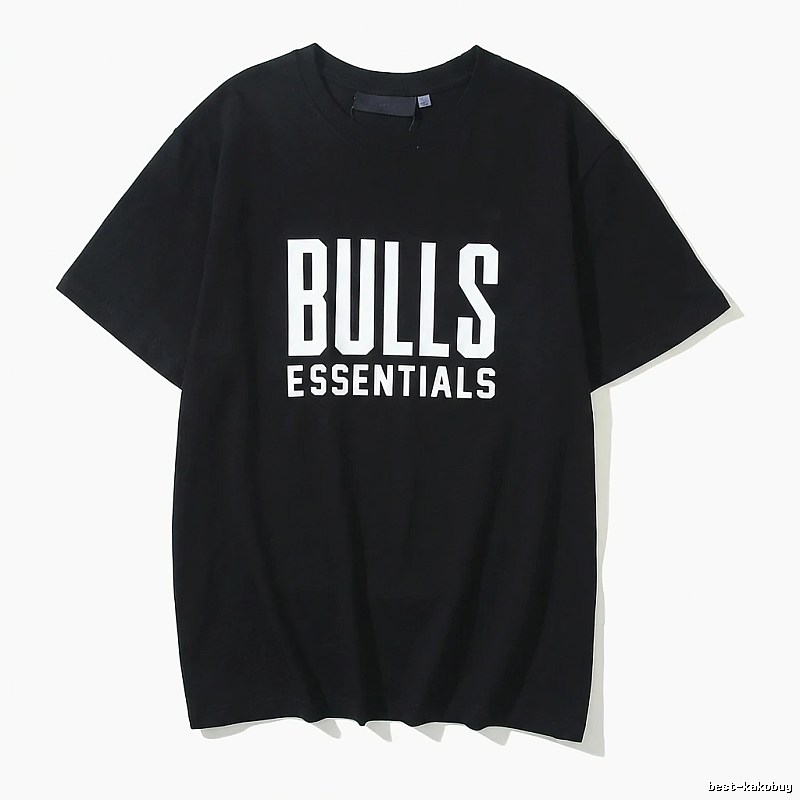 ESSENTIALS Trendy and Cool Style Black T-shirt