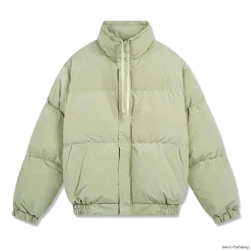 ESSENTIALS trendy brand simple style light green cotton-padded jacket
