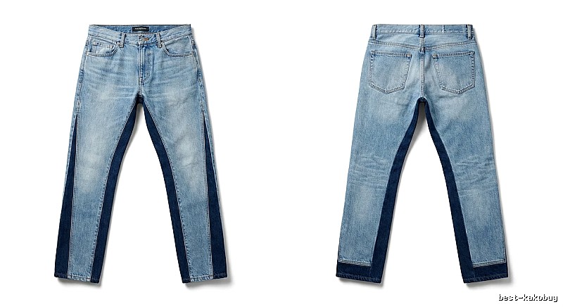Gallery Dept. Color - Blocked Retro - Style Jeans